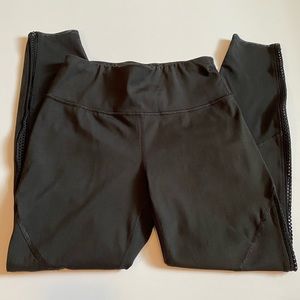 Avia Black Athletic/Workout Leggings w/ Trim